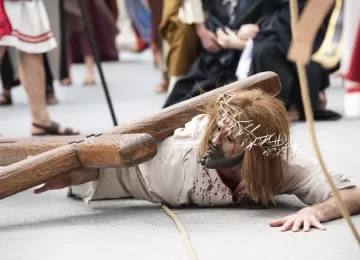 Holy Thursday procession - the fall