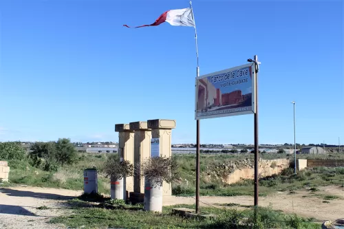 Parco delle cave marsala - ingresso alla parco